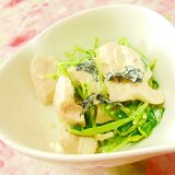 山葵マヨde❤豆苗と蒸し鶏と韓国海苔のとりあず❤